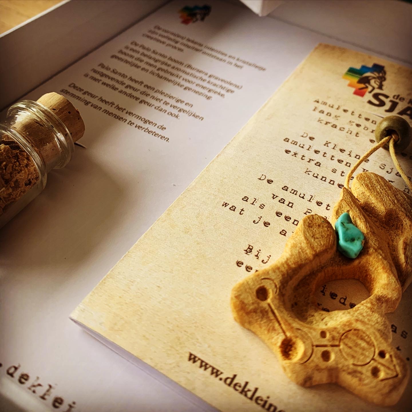 Amulet in een luxe cadeauverpakking